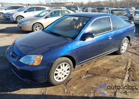 2001 Honda Civic Ex from USA, damaged, VIN 1HGEM22901L108119